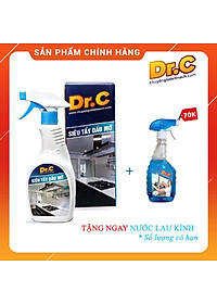 Siêu tẩy dầu mỡ Dr.C chính hãng ( TẶNG Lau kính Dr.C chính hãng)