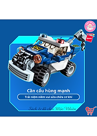 Đồ Chơi Xếp Hình Lắp Ráp Qman 41104 - Cảnh sát biến hình (453 mảnh ghép) Dành Cho Các Bé Trên 6 Tuổi