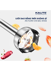 Máy Sinh Tố Cầm Tay KALITE KEB4112 Châu Âu Vỏ Hợp Kim Dung Tích 1100 ML Công Suất 600 W - Hàng Chính Hãng