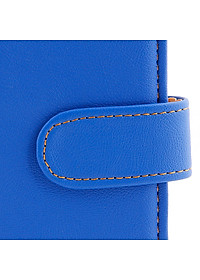 Bóp Sổ 6 Còng Da  Nhỏ  2 Màu (160 Trang) Uyên Loan - Màu Ngẫu Nhiên