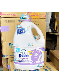 Nước giặt Dnee chính hãng 2600ml (màu tím Yellow Moon 2in1) - Thái Lan