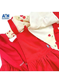 Đầm Hanbok cách tân bé gái họa tiết Cherry đỏ tơ ánh nhủ - AICDBGYJIPQM - AIN Closet