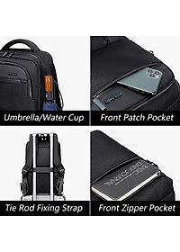 Balo du lịch Arctic Hunter chất liệu Oxford chống nước, có cổng USB - B00477