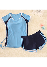 Đồ Bơi Hai Mảnh Thể Thao Trẻ Trung AT219 Áo Tắm Đa Năng Women Short Swimwear Set For Swimming And Sports