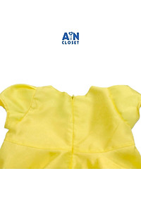 Đầm công chúa bé gái Họa tiết Nơ vàng tafta ánh nhủ - AICDBG1SQCZK - AIN Closet