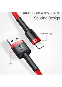 Cáp sạc dù nhanh Baseus Cafule Series 2.4A Usb to Light-ning CALKLF - hàng chính hãng