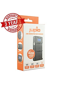 Sạc đôi pin máy ảnh hàng chính hãng Jupio LP-E6 / LP-E6N / LP-E6NH