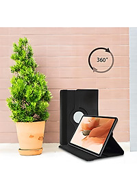 Case bao da chống sốc xoay 360 độ cho Galaxy Tab S8 Plus /  Tab S7 Plus / Tab S7 FE 12.4 inch hiệu HOTCASE (thiết kế siêu mỏng hỗ trợ Smartsleep, gập nhiều tư thế, tản nhiệt tốt) - hàng nhập khẩu
