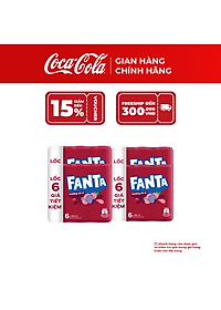 [SALE 11.11] Thùng 24 Lon Fanta Vị Xá xị 320ml – Nước Ngọt Có Gas, Giải Khát Ngay, Coca-Cola Official Store