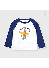 Áo bé trai thu đông BIGFOX - MISS MEOW, áo thun dài tay cho bé chất cotton phong cách Âu Mỹ hình in Gấu 11 - 26 kg