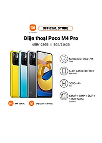Điện thoại Xiaomi POCO M4 PRO | AMOLED 90Hz | Bộ ba camera 64MP | Sạc nhanh 33W – Hàng chính hãng
