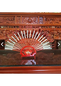 Bộ 10 Đôi Đũa Thờ Gỗ Tự Nhiên TOKDODO Cao Cấp Kèm Giá Cắm