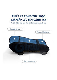 Bộ đệm kê tay ghế văn phòng EMA từ cao su non - thiết kế công thái học ôm trọn cánh tay