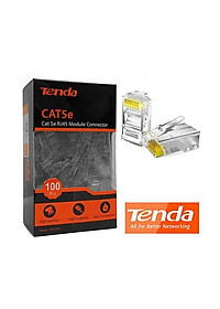Đầu RJ45 CAT5e Ten da TEH5E010 Hộp 100 Hạt - Hàng chính hãng