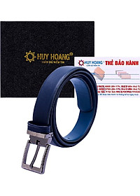 Thắt Lưng Nữ Da Bò Cỡ Lớn Huy Hoàng HT5108 - Xanh