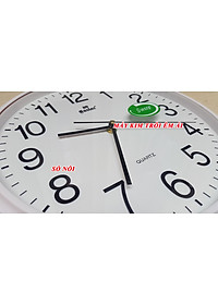 Đồng hồ Treo Tường Cao cấp KIM TRÔI EASTAR Tròn 31cm - Số Nổi 3D - Tặng Pin Maxell - BH 1 Năm