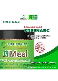 Thức ăn Cá Bột, Cá Thủy Sinh GREENABC - Protein 40 giúp tăng size, tăng màu - Hộp 200g