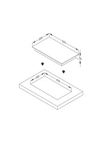 Bếp gas âm DOMINO Malloca MDG 301 - Công suất 4600W, Mâm đốt Sabaf Ý - Hàng chính hãng