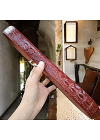 Thắt lưng da cá sấu LIỀN NGUYÊN TẤM. Không có vảy rất dễ sử dụng