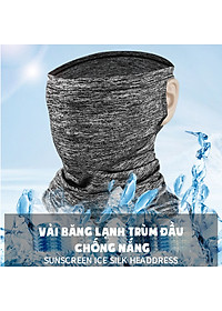Khăn Trùm Mặt Che Nắng Đi Phượt Đa Năng Cao Cấp Vải Thoáng Khí, Mau Khô, Dễ Mặc Cho Nam Và Nữ Dành Cho Phượt Thủ - Mai Lee