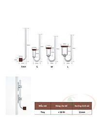 Đầu sủi co2 Chihiros Nano Diffuser khuếch tán trộn bọt co2 mịn bể thủy sinh