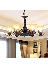 Đèn trần - Đèn chùm - Đèn trang trí độc đáo HUNTER (loại 8 bóng)