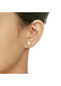 Combo Hoa Tai Ngọc Trai Thiên nhiên, kèm bản PHOTOCOPY giấy KIỂM ĐỊNH SJC và Túi Nhung.