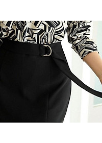 Chân váy nữ NEW DESIGN dáng dài thanh lịch vải kaki thun co giãn