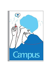Vở Couple B5 Kẻ Ngang Có Chấm 120 Trang ĐL 70g/m2 - Campus NB-BCOU120 (Mẫu Màu Giao Ngẫu Nhiên)