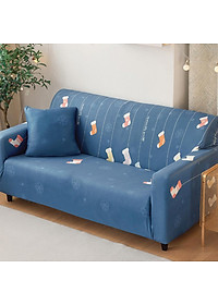 Stretch Slipcover Elastic Stretch Sofa Cover with Pillowcase for Living Room Couch Cover