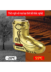 Ổ Khóa Đĩa Xe Máy US ARMY U567, Khóa Phanh Đĩa Chống Trộm, Chống Đập, Chống Cắt Dành Cho Xe Máy - HÀNG CHÍNH HÃNG