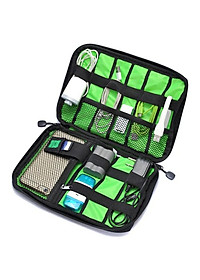 Túi đựng phụ kiện nhiều ngăn vải Nylon chống thấm nước cho Cáp sạc di động, Sạc dự phòng, điện thoại, tai nghe, thẻ nhớ - Hàng chính hãng