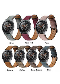 Dây da đồng hồ 22mm dành cho Huawei GT/ GT2 Honor Magic - chốt thông minh