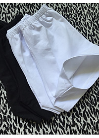 Combo 2 quần thun bé trai màu đen + trắng - 100% cotton - Siêu nhẹ, siêu thoáng mát