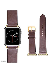 Dây Đeo Apple Watch 49mm 46mm 45mm 44mm 42mm, Chất Liệu Da Bò Cao Cấp, Phong Cách Vintage Hoài Cổ, Tương Thích Các Phiên Bản Series Ultra2/Ultra/SE2/SE/10/9/8/7/6/5/4/3/2/1