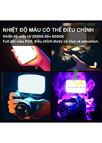 Đèn Led đổi màu Ulanzi VL120 RGB - Đèn hỗ trợ quay phim chụp ảnh tích hợp 20 hiệu ứng ánh sáng ấn tượng - Hàng nhập khẩu