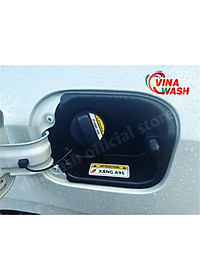 Tem nhựa dán nắp bình xăng, cảnh báo đổ xăng A95, đổ dầu Diesel cho xe hơi