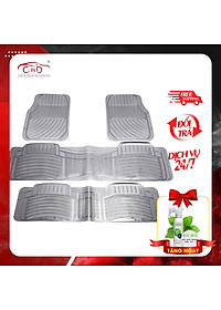 Bộ Thảm Lót Sàn Ô Tô PACKY PODA 6168 Màu Xám 7 Chỗ