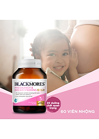 Vitamin Tổng Hợp Cho Bà Bầu Và Mẹ Cho Con Bú Blackmores Pregnancy &Amp; Breast-Feeding Gold Lọ 60 Viên - Link Mua