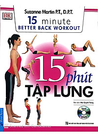 Sách Lò Xo - 15 Phút Tập Lưng (Kèm 1 DVD)