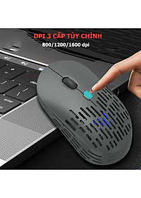 Chuột Không Dây HXSJ T38 Sạc Điện Wireless 2.4Ghz DPI 1600 - Hàng Chính Hãng