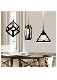 Combo 3 đèn thả khối trang trí đẹp mắt tặng kèm 3 bóng LED chuyên dụng