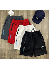 Quần thun nam tập gym DO GYM SHOP logo thêu, thun poly co giãn 4 chiều thoáng mát.