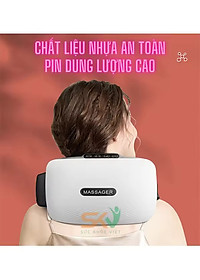 Đai Massage Bụng Hỗ Trợ tan Mỡ Bụng, Xoa Bóp Cùng Lúc Làm Nóng, Mát Xa Cổ Vai Lưng Đùi