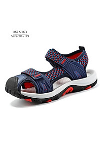 Giày sandal bé trai rọ bít mũi thể thao năng động và cá tính đi học đi biển thời trang 4 5 6 7 8 9 10 11 12 tuổi ST63