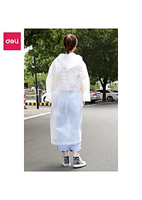 Áo Mưa Trong Suốt Deli Cho Người Lớn Và Trẻ Em - Vải Chống Thấm Cao Cấp - Dáng Dài Thời Trang - DL553010 / DL553011