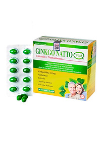 Viên uống Ginkgo Nato,hộp 100v- tăng cường tuần hoàn não,Hoạt huyết Kingphar