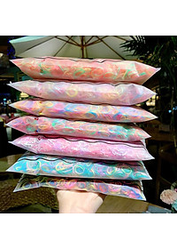 Bộ 1000 Thun Cột Tóc Cho Bé Kèm Túi Đựng