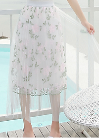 Chân Váy Thời Trang Kiểu Đuôi Cá CVO05 MayHomes Chân Váy Midi  Chất Liệu Ren