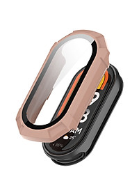 Ốp Case PC Mặt Kính Cường Lực chống va đập cho Xiaomi Mi Band 8 / Xiaomi Mi Band 9 - Hàng Chính Hãng